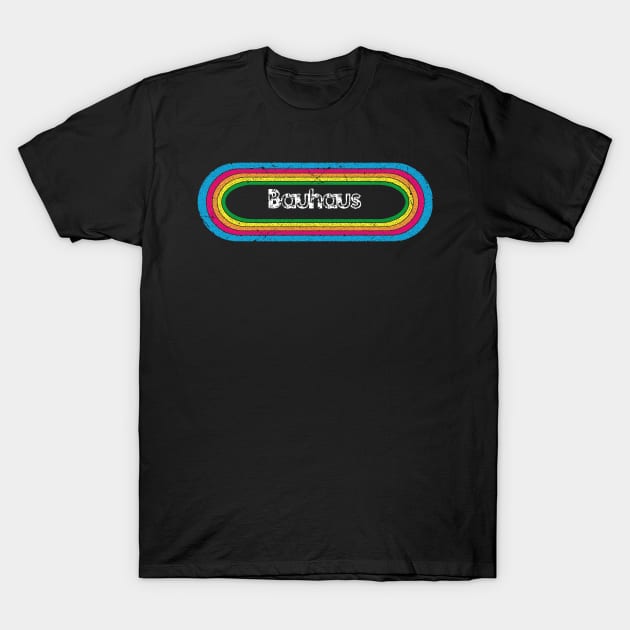 bauhaus ll rainbow retro T-Shirt by bubur ayam